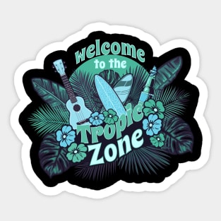 Coastal Tropic Zone Sticker